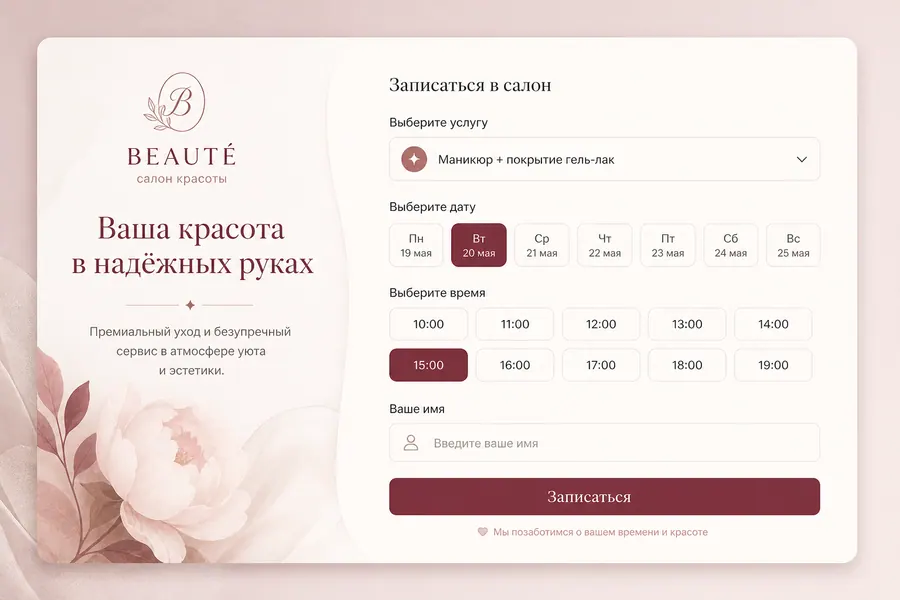 Примеры форм