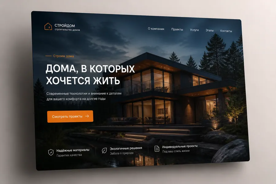 Первые экраны